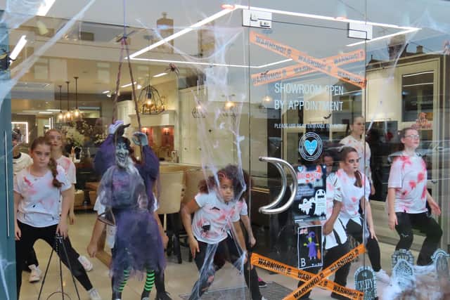 Spooktacular event on Cheshunt High Street, The Bed Gallery as part of a Halloween event for Love Cheshunt.