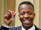 Jamal Edwards with his Member of the British Empire (MBE), after it was awarded to him by the Prince of Wales at an Investiture Ceremony, at Buckingham Palace in central London. British entrepreneur Jamal Edwards has died at the age of 31.