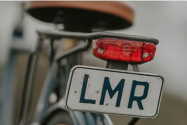 Bike number plate