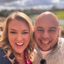Sara Davies with Alex