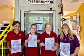 Partou Prospect House team members celebrate the ‘Good’ rating awarded by Ofsted,