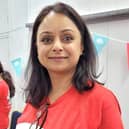 Baljit at a Brain Tumour Charity event