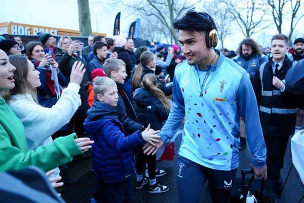Marcus Smith with fans