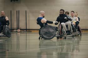 London Wheelchair Rugby Club player Harvey Zahab
