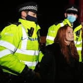 Patsy Stevenson was arrested by police at the vigil on March 13 (Getty Images)
