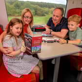 Family onboard LNER Azuma