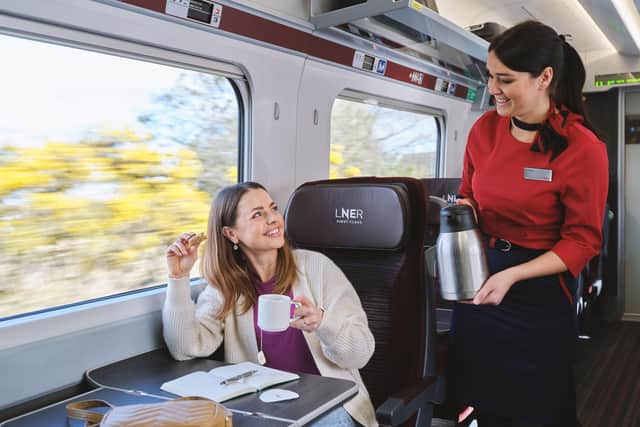 LNER offers consistently first class onboard dining excellence (photo LNER)