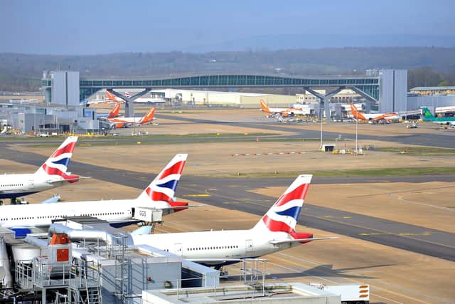 London Gatwick airport. Picture: Steve Robards