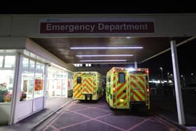 File photo dated 15/11/22 of a general view of the Accident and Emergency department at Craigavon Area Hospital near Belfast. Junior doctors in Northern Ireland are being balloted for strike action for the first time. They are being asked to vote over whether to take a 24-hour strike over pay in March. Issue date: Monday January 8, 2024.