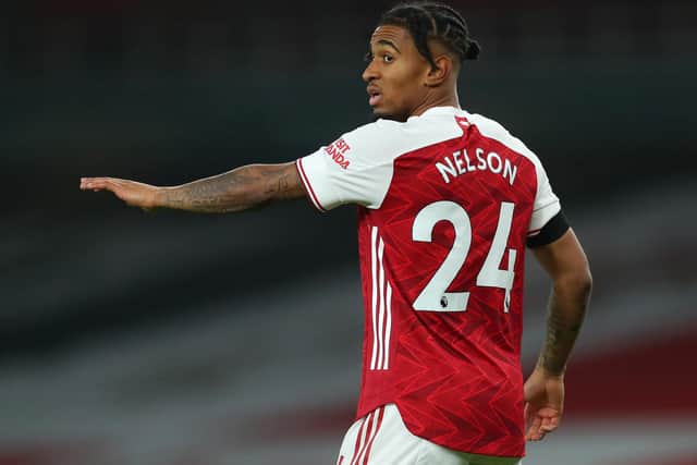 Arsenal will listen to offers for English midfielder Reiss Nelson at the end of the season. (CBS)