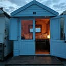 A beach hut is the perfect winter seaside haven away from the grime of London. This charming hut is on the seafront overlooking Friars Cliff beach, near Christchurch.