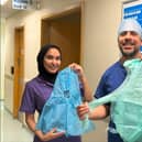 Steven Palmer with colleague Marium Shoma, Practice Plus Group Hospital, Ilford