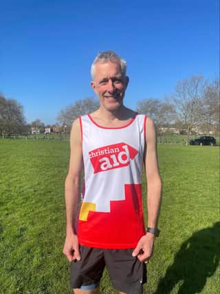 Graham Gordon is tackling his first London Marathon for Christian Aid.