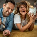 Money saving couple