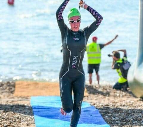 Swim finish