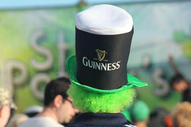 Guinness celebrations in London.