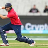 FALLING SHORT: Yorkshire's Dawid Malan top-scored for England with 35 in their five-run defeat against Ireland in their T20 World Cup Super 12 match in Melbourne Picture: Scott Barbour/PA