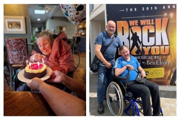 Left: Margaret Caremark Chiltern & Three Rivers, Right: Rob Driscoll with Giles Caremark Wandsworth.