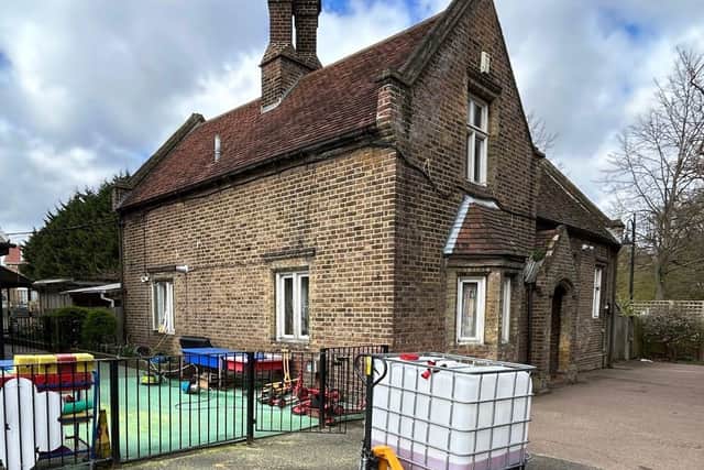 The Hydromx installation underway at Wansted Church School.