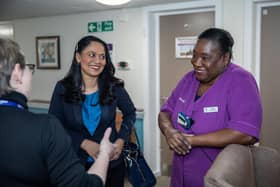 Rushanara Ali MP with Care Assistant Janet Scotland
