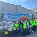 Local McDonald's volunteers helped tidied up areas in Greenwich