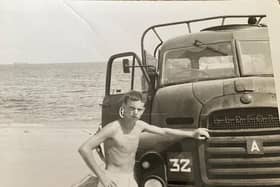 Resident Edward McLaren at HC-One’s Ashgrove Care Home when younger whilst serving