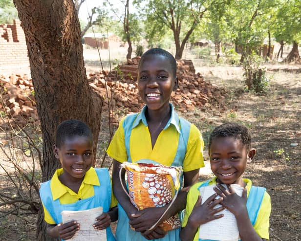 Kate and her sisters in Malawi are now able to attend school with all the materials they need to get the most out of learning.