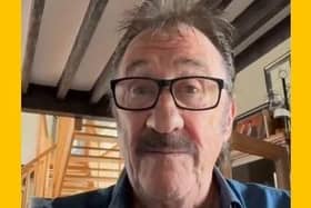 Paul Chuckle makes special video for Morrisons staff in London.