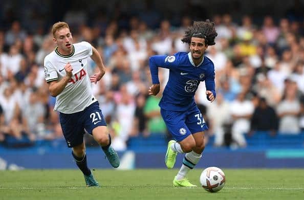 Chelsea wing back Marc Cucurella enjoyed an action packed London derby against Totteham at Stamford Bridge after his £60m move from Premier League rivals Brighton