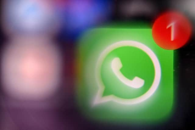 WhatsApp may be a convenient means of communication but smartphones can be hacked (Picture: AFP via Getty Images)