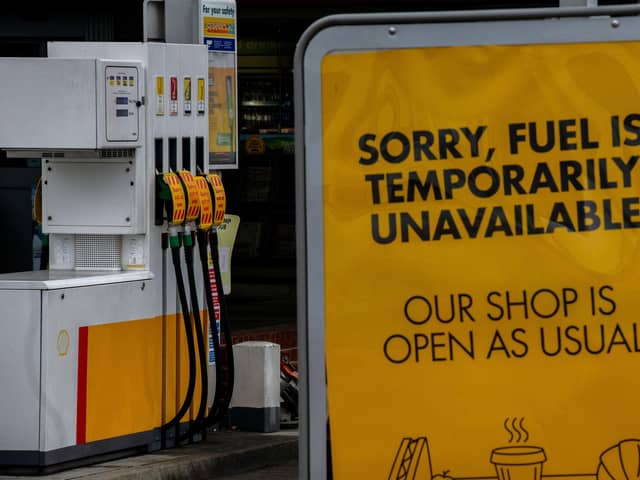 Londoners have been struggling to get petrol for more than a week. (PHOTO BY: Chris J Ratcliffe/Getty Images)