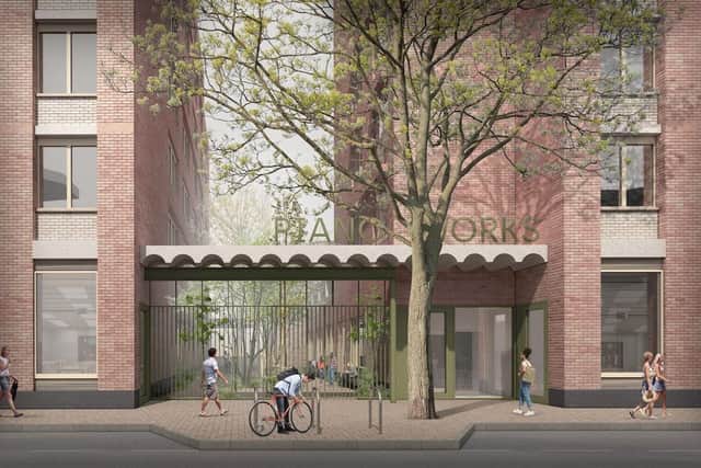 Above: CGI of the Hackney Wick PBSA development.