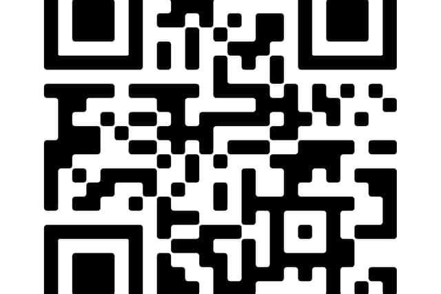 Sign up to the petition using the QR code
