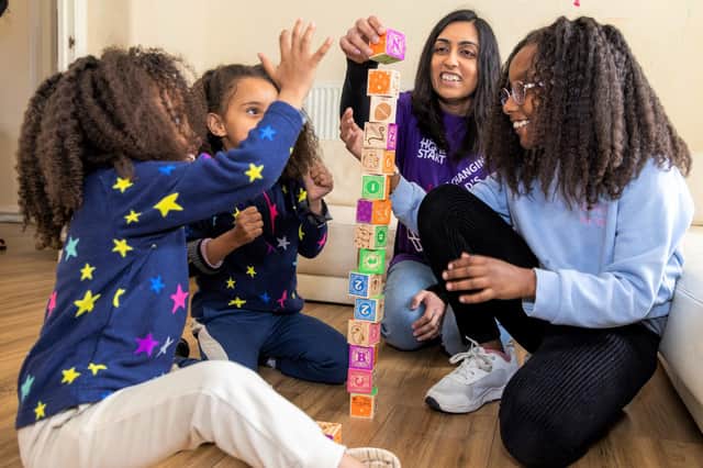 Home-Start Ealing, a local organisation that supports families with young children through challenging times.