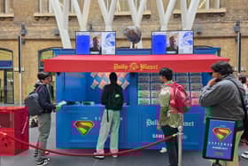 St Pancras station kiosk