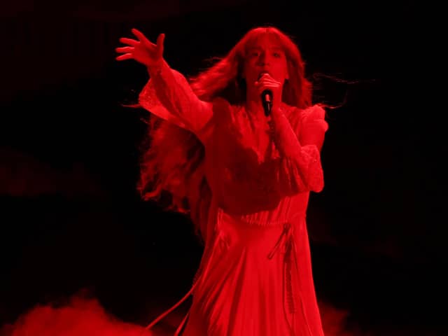 Florence Welch, lead singer of the band of Florence + the Machine