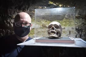 Joel Griggs, curator at the True Crime Museum