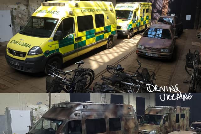Vehicles previously donated by Driving Ukraine