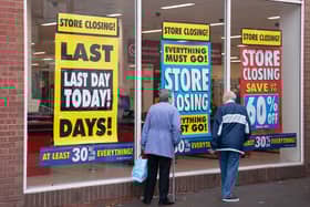 Customers walk past Wilko in Brownhills near Walsall, one of the first Wilko stores to close down as the dramatic collapse of the high street chain takes shape. The historic retailer will shut 24 stores across the UK in the first phase of closures, with hundreds of workers at the shops set for redundancy. Picture date: Tuesday September 12, 2023.