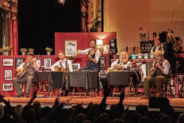 Seven Drunken Nights: The Story of The Dubliners live on stage.