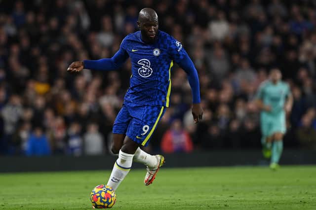 Chelsea striker Romelu Lukaku.