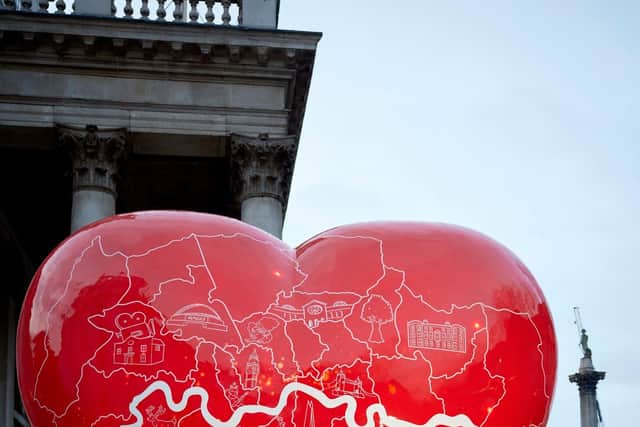 Roman Kemp gets hearts glowing at Vodafone’s Connected Heartbeat in Trafalgar Square