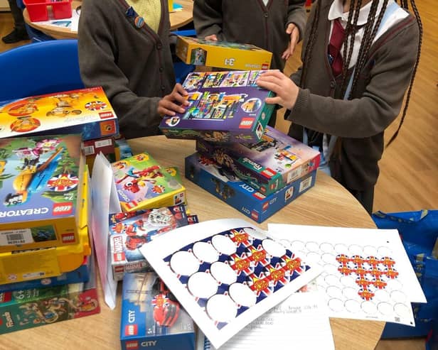 Staff at Epsom Hospital were overwhelmed by the number of Lego sets donated by Chestnut Park via the charity.
