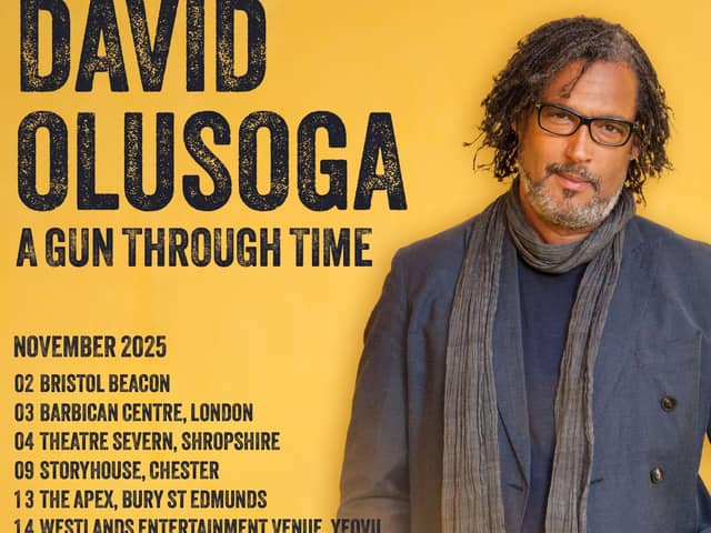 TV historian David Olusoga will explore the impact that three different guns have had on history and society