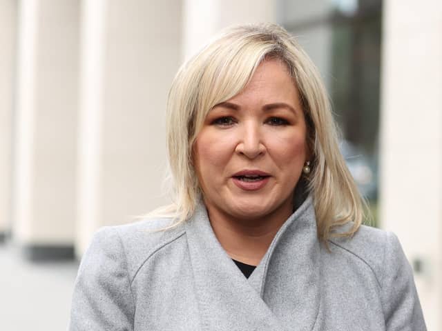 Sinn Fein vice president Michelle O'Neill 