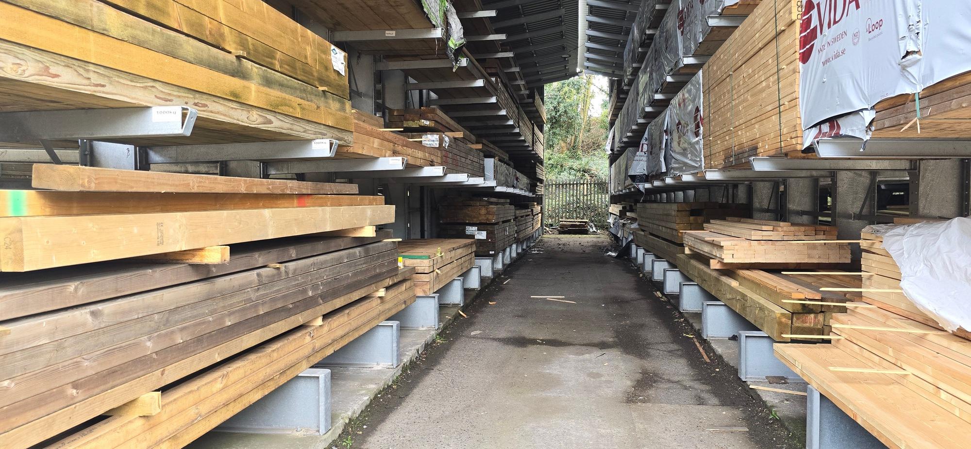 A comprehensive range of products at W. Hanson Timber & Builders Merchant