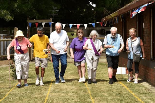 Residents at Care UK's care homes get active for sports day.