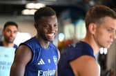 Arsenal forward Eddie Nketiah has reportedly attracted Crystal Palace's attention. Image: Stuart MacFarlane/Arsenal FC via Getty Images