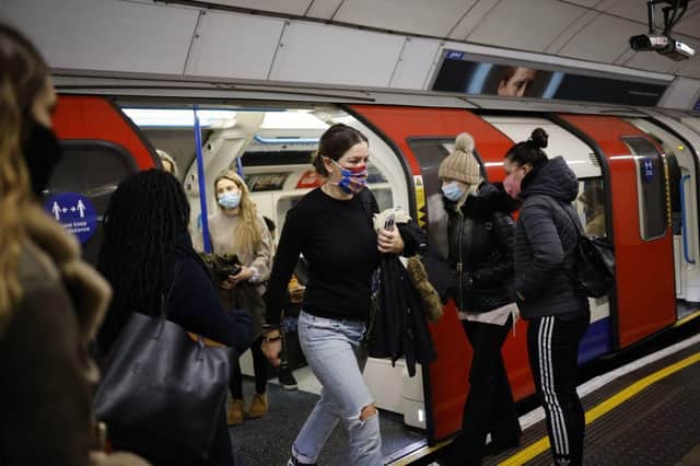 Guidance is expected to recommend face masks be worn in enclosed and crowded indoor spaces, such as public transport (Photo: Getty Images)
