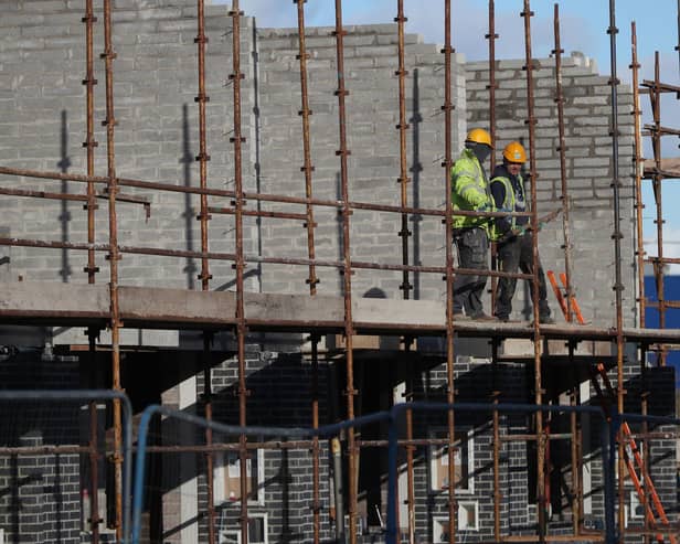 A general view of construction work on the O Cualann Cohousing affordable housing scheme in Ballymun North Dublin. Opposition leader Micheal Martin has accused Taoiseach Leo Varadkar of complacency in his approach to the country's housing crisis.